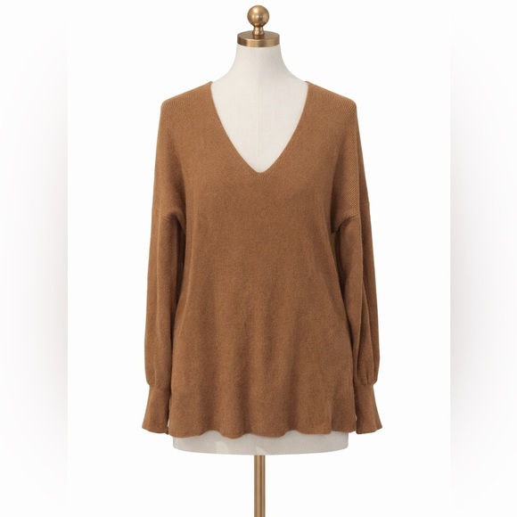 Altar'd State Sweaters - Altar’d State Women’s Knit Long Sleeve Tunic Top Brown Oversized SZL
